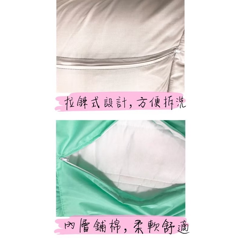 🇹🇼純棉鋪棉枕套1組(2個）壓框枕套  枕頭套 台灣製造-細節圖6