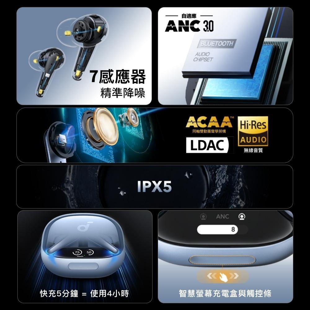 Soundcore Liberty 4 Pro 降噪真無線藍牙耳機_A3954-細節圖4