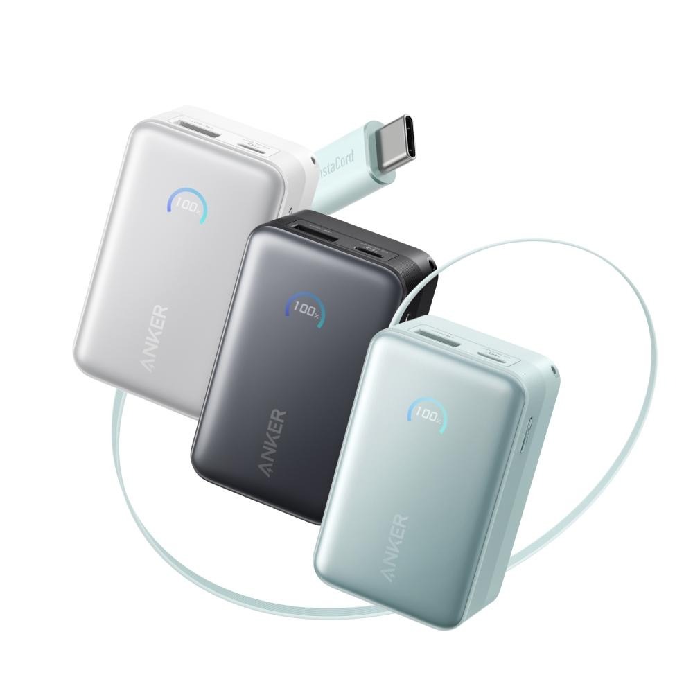 ANKER A1638 45W自帶伸縮線 行動電源 10000mAh-細節圖2