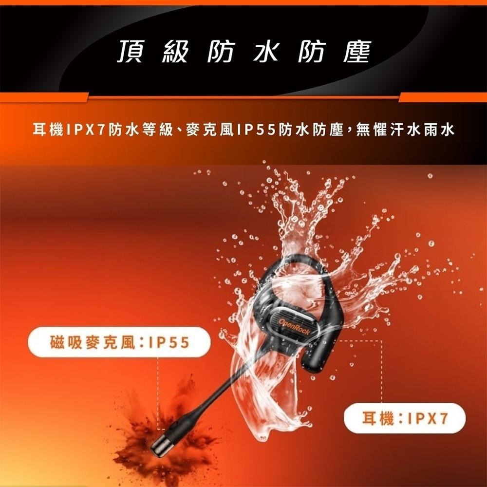 OpenRock Link20 開放式無線耳機︱AI 翻譯x錄音x降噪 通話即時翻譯-細節圖3