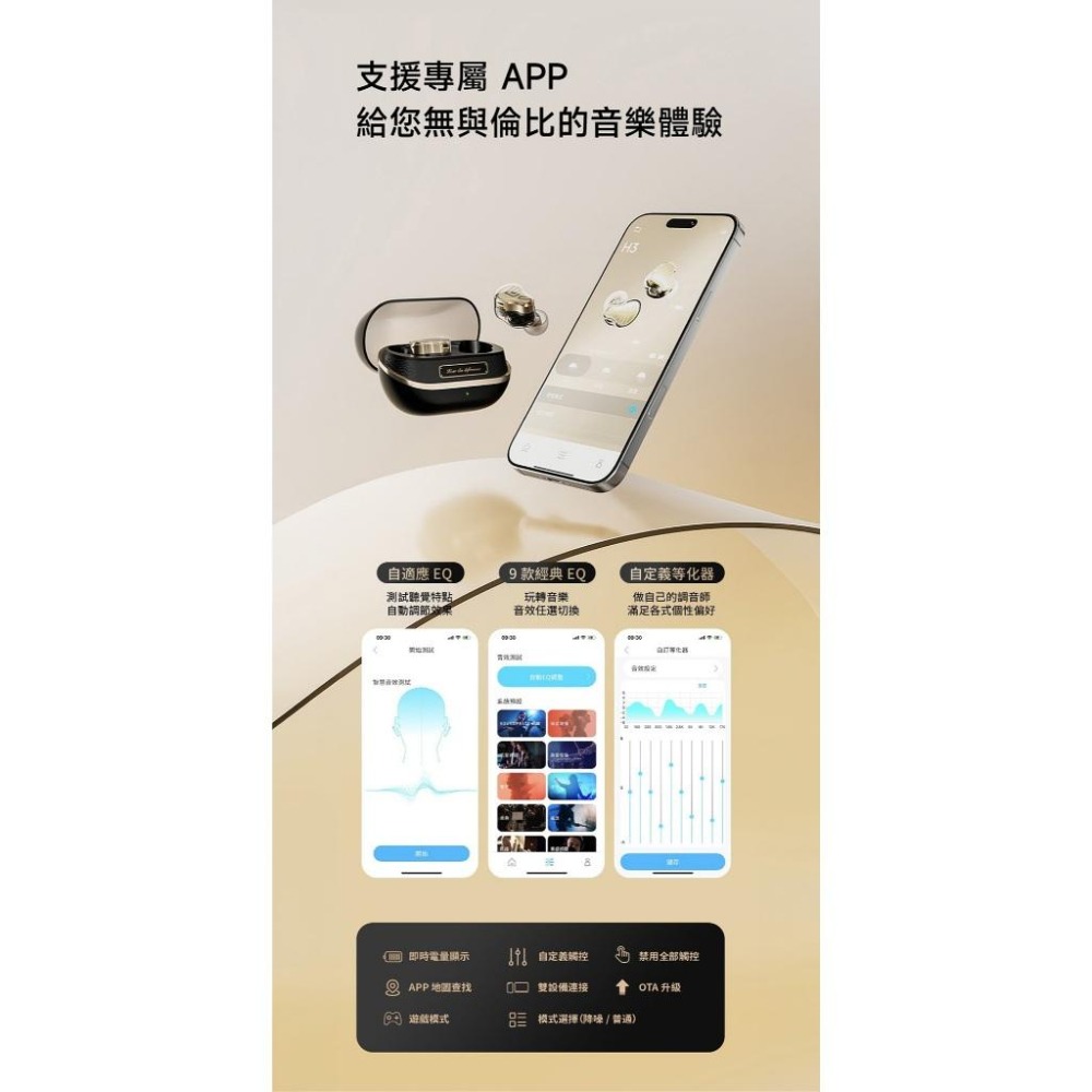SoundPeats H3 旗艦高保真無線耳機︱圈鐵三單體 -55dB 降噪-細節圖7