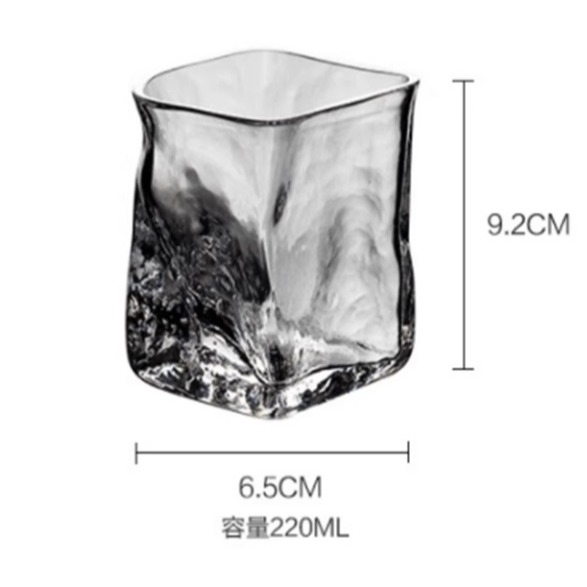 Vietri Mare玻璃杯日式手工水晶洋酒杯威士忌酒杯咖啡杯丨彼得X2個杯組-細節圖3