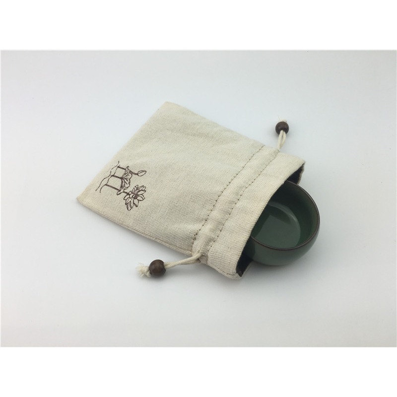 茶杯袋子棉麻布袋茶具杯便攜收納袋加厚棉麻布包茶道零配件小杯袋-細節圖7