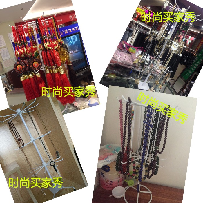飾品展示架旋轉首飾展架項鏈展示架鑰匙掛架耳環小飾品架子-細節圖2