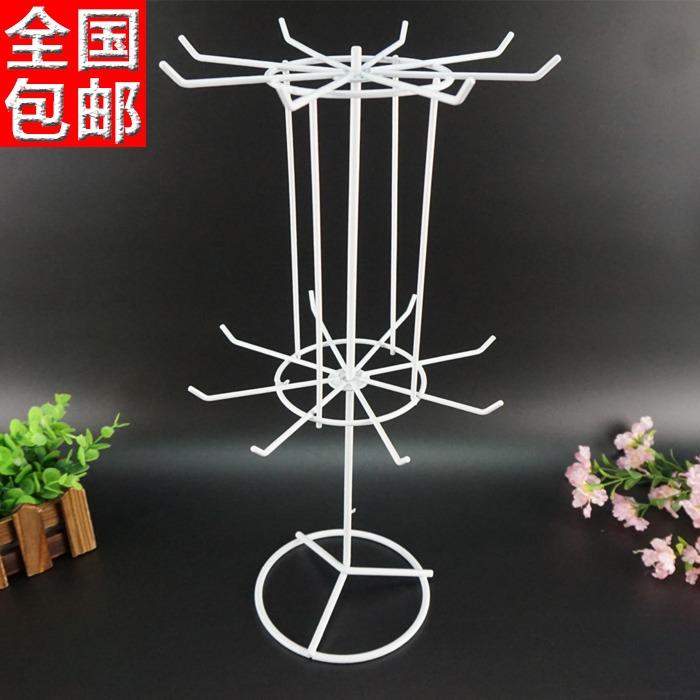 飾品展示架旋轉首飾展架項鏈展示架鑰匙掛架耳環小飾品架子-細節圖10