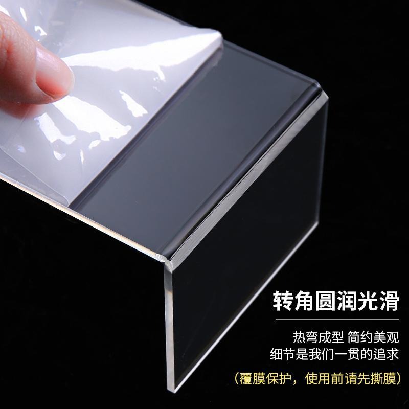 亞克力盲盒展示架階梯式全透明密林古堡娃娃手辦泡泡瑪特收納盒-細節圖4