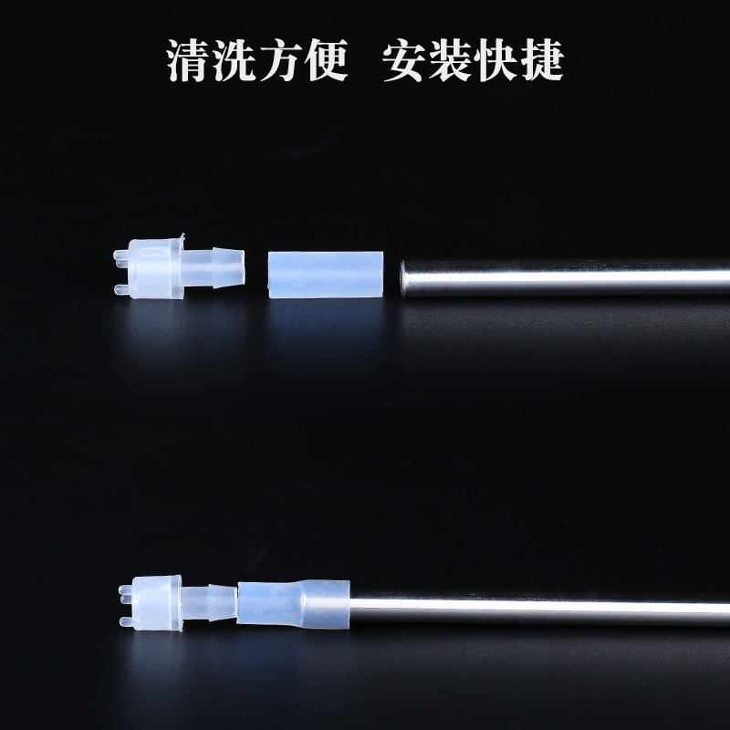 森典 自動上水管桶裝水硅膠抽水管軟管茶具茶道配件不銹鋼吸水管-細節圖5