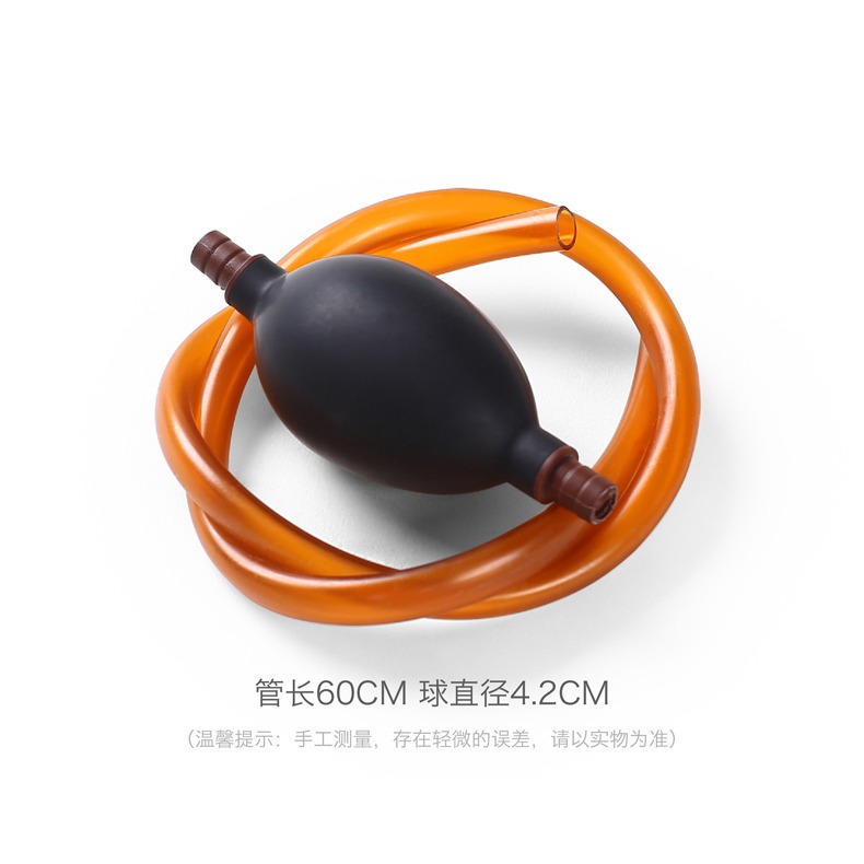 森典 茶盤排水管帶吸水球功夫茶具配件防凍硅膠排水球茶桶下水管-細節圖9