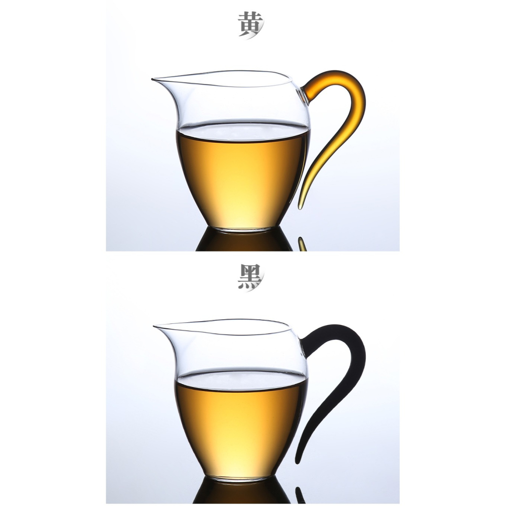 森典 日式玻璃公道杯加厚分茶器茶海功夫茶具配件耐熱公杯倒茶器-細節圖10