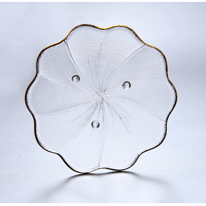 日式玻璃茶杯墊功夫茶具配件大全隔熱杯託茶道六君子零配茶壺墊-細節圖10