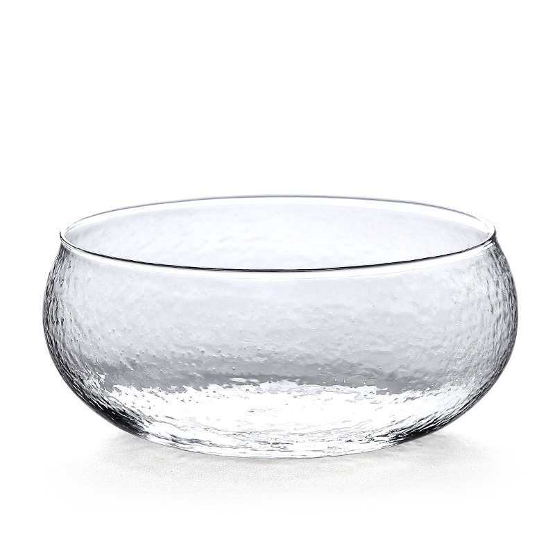 森典 日式錘紋玻璃茶洗筆洗功夫茶具茶道配件洗茶杯碗耐高溫杯洗-細節圖2