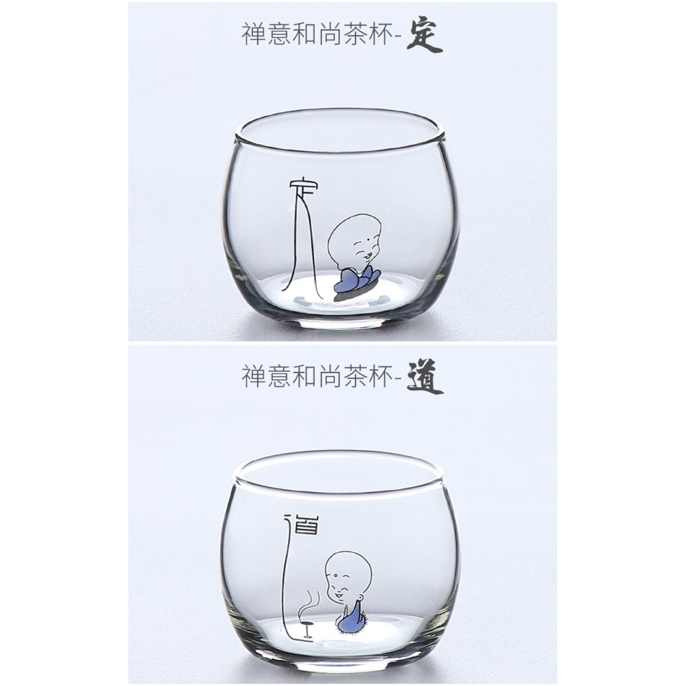 家用玻璃茶杯功夫透明茶具主人小杯子日式泡茶品茗喝單只加厚單杯-細節圖10