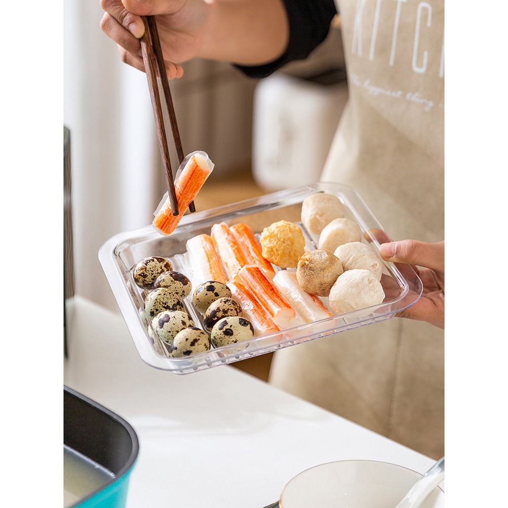 摩登主婦廚房多層配菜盤家用火鍋專用菜盤疊加託盤收納神器備菜盤-細節圖3