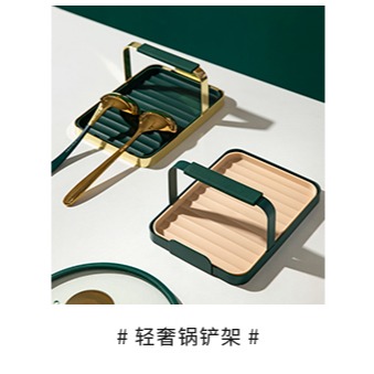 摩登主婦不銹鋼鍋架北歐多功能廚房家用放鍋置物架隔熱鍋具收納架-細節圖7