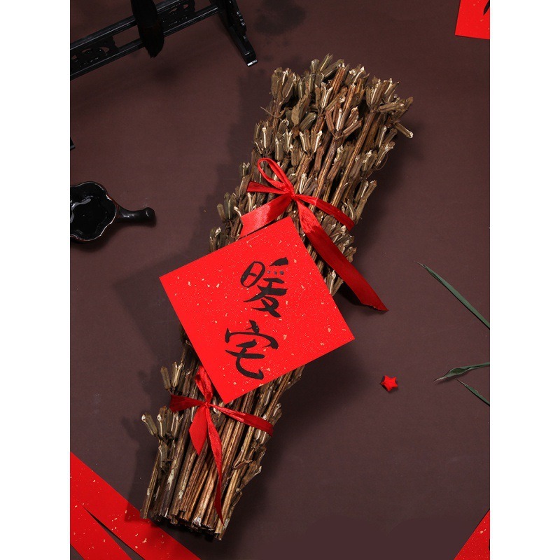 21新芝麻桿梗幹秸稈喜搬家新居喬遷芝麻開花節節高擺件裝飾掛件-細節圖5