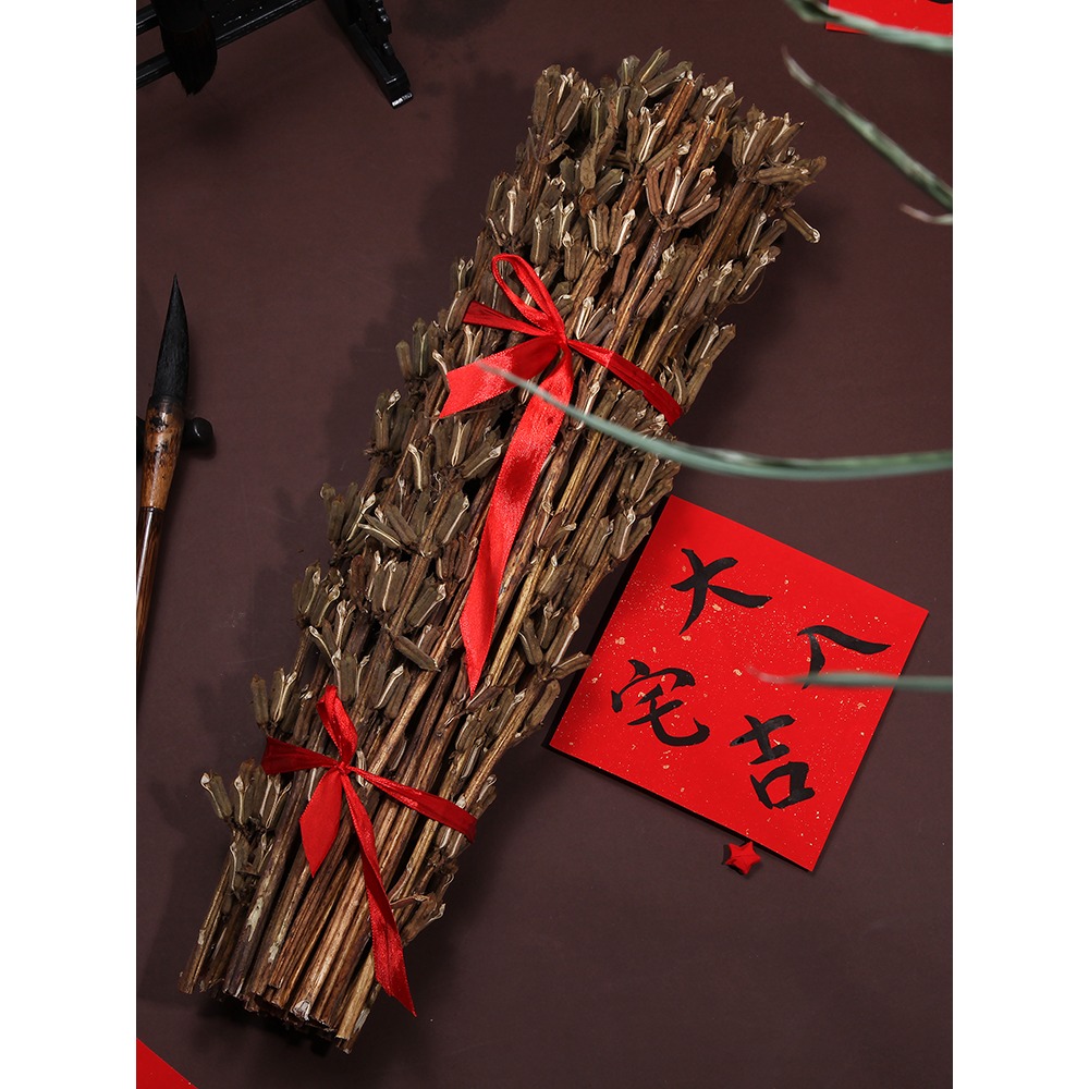 21新芝麻桿梗幹秸稈喜搬家新居喬遷芝麻開花節節高擺件裝飾掛件-細節圖8