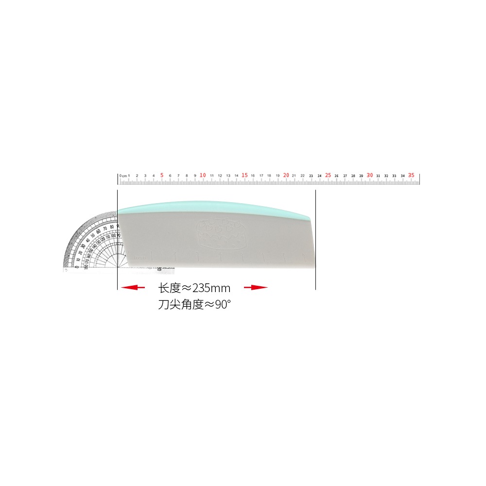 摩登主婦烘焙工具PP刮板蛋糕塑料刮刀饅頭切面腸粉刮油板家用廚房-細節圖4