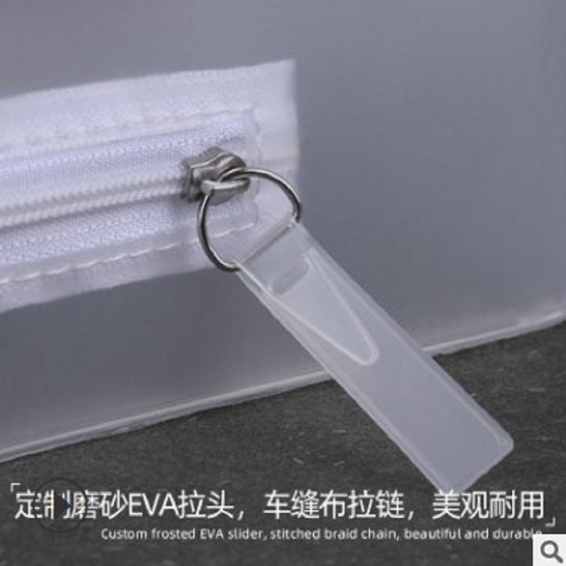 EVA透明拉鏈立體袋pvc袋定製化妝品小樣包裝袋分裝收納袋子禮品袋-細節圖4