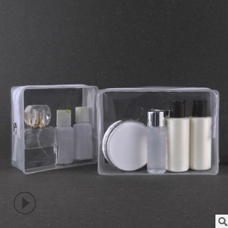 EVA透明拉鏈立體袋pvc袋定製化妝品小樣包裝袋分裝收納袋子禮品袋-細節圖6