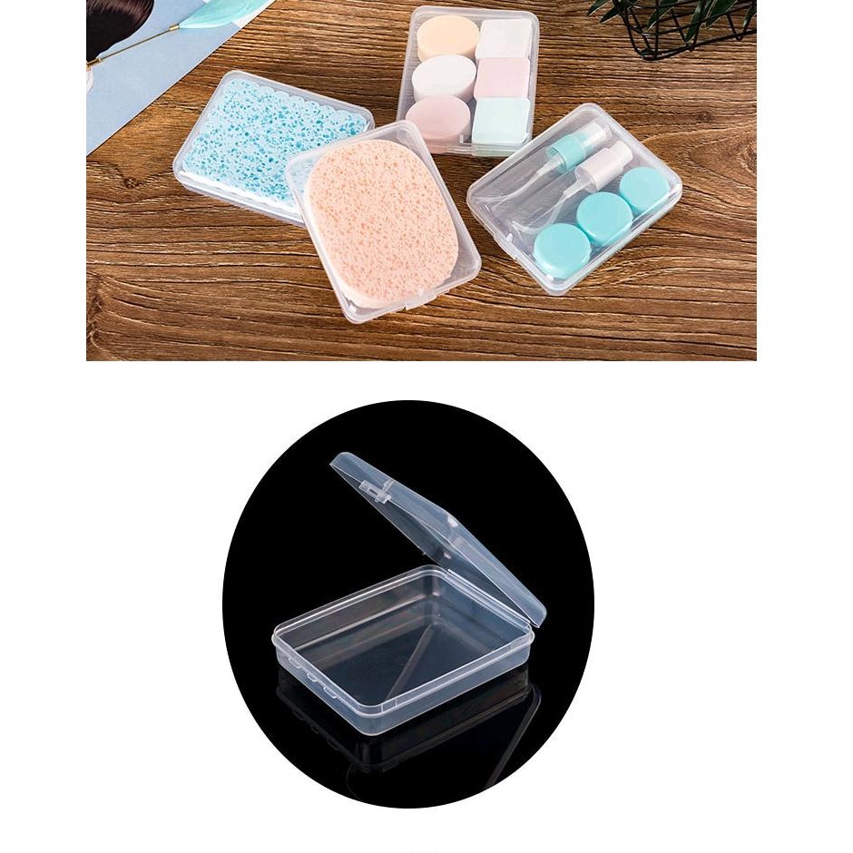 帶蓋透明塑料空盒收納盒零件電子元件螺絲手機維修儲物迷你小盒子-細節圖6