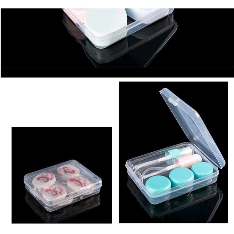 帶蓋透明塑料空盒收納盒零件電子元件螺絲手機維修儲物迷你小盒子-細節圖9