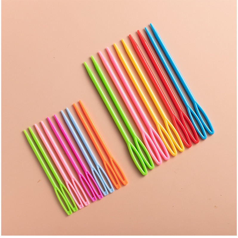 手工編織工具配件記號扣縫衣針塑料縫合針毛線鉤針小別針防解別扣-細節圖7