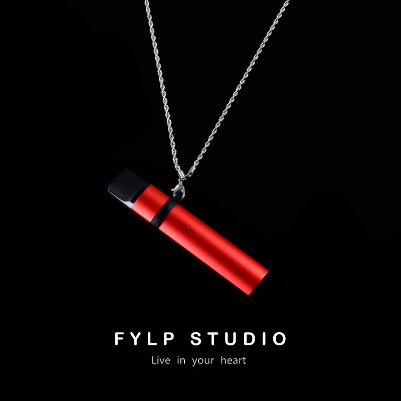 電子器煙保護套掛脖掛繩防滑鏈子一代四代銳克煙桿殼項鏈-細節圖2