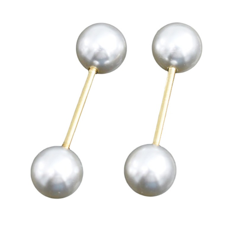 韓國胸針胸花防走光小別針袖釦毛衣珍珠螺紋毛衣開衫一字裝飾女裝-細節圖5