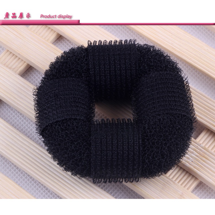 升級款強力自粘神器甜甜圈頭發較少丸子頭盤發工具花苞頭發飾發箍-細節圖9