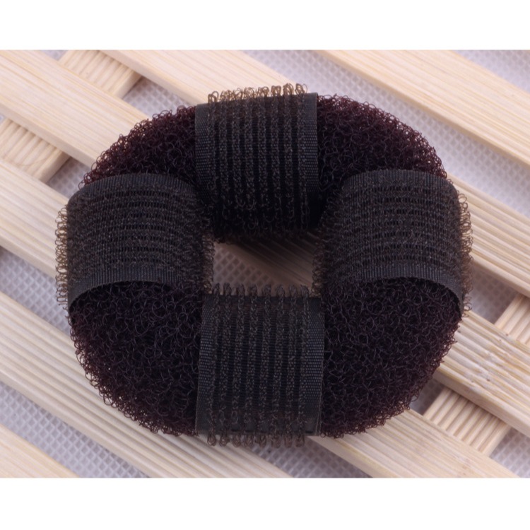 升級款強力自粘神器甜甜圈頭發較少丸子頭盤發工具花苞頭發飾發箍-細節圖10