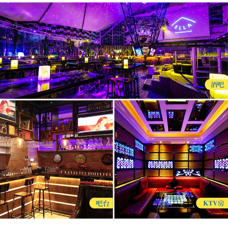 燈帶led七彩變色家用客廳吊頂背景墻戶外防水智能rgb閃光線燈長條-細節圖9