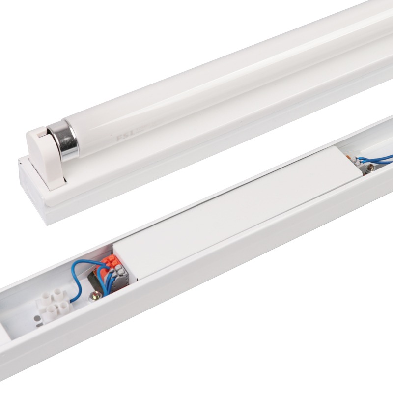 老式熒光燈支架燈管燈座20W30W40W瓦螢光電子式節能一體化t8單管日光燈鎮流器老款光管架子家用磁導體照明1.2-細節圖5