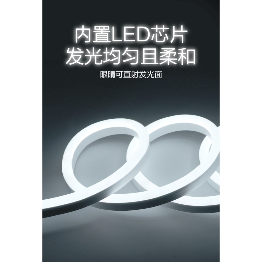 110V伏特霓虹燈帶led軟性柔性防水燈條冷光發光帶條戶外邊帶招牌圍邊明裝彩色導光超亮線條插電colourful臺灣-細節圖10