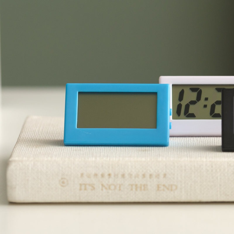 時鐘桌面ins迷你小臺鐘便攜學生可愛小巧電子鐘簡約表臺式小擺件-細節圖8