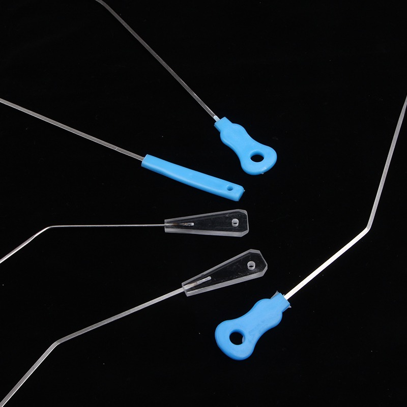 噴氣箭桿織機紡織配件擋車織布工具圓頭扁頭穿綜穿紗穿線鉤勾針子-細節圖8