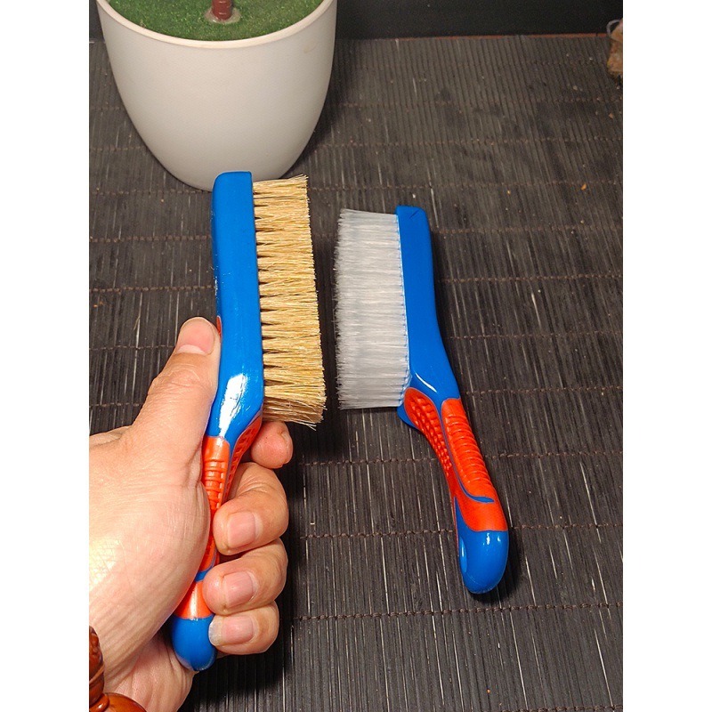 文玩刷豬鬃毛刷特硬納米刷子大小金剛核桃橄欖核清理保養工具套裝-細節圖3