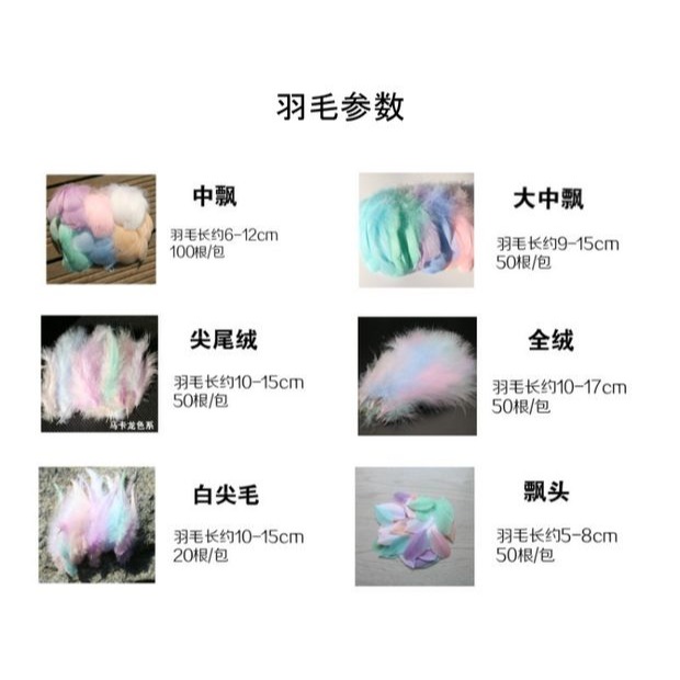 diy手工羽毛捕夢網飾品配件禮品盒填充裝飾材料-細節圖6