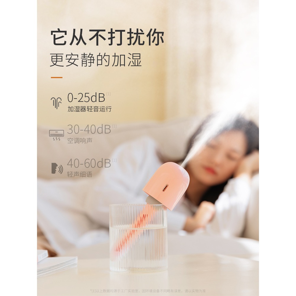 無線加濕器迷你便攜式usb可充電款家用靜音臥室辦公室桌面小型宿舍學生凈化空氣噴霧車載汽車內用礦泉水瓶蓋-細節圖4