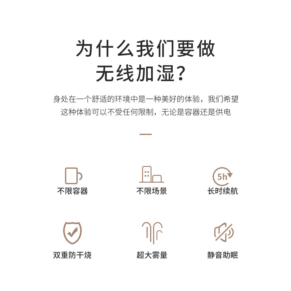 無線加濕器迷你便攜式usb可充電款家用靜音臥室辦公室桌面小型宿舍學生凈化空氣噴霧車載汽車內用礦泉水瓶蓋-細節圖8
