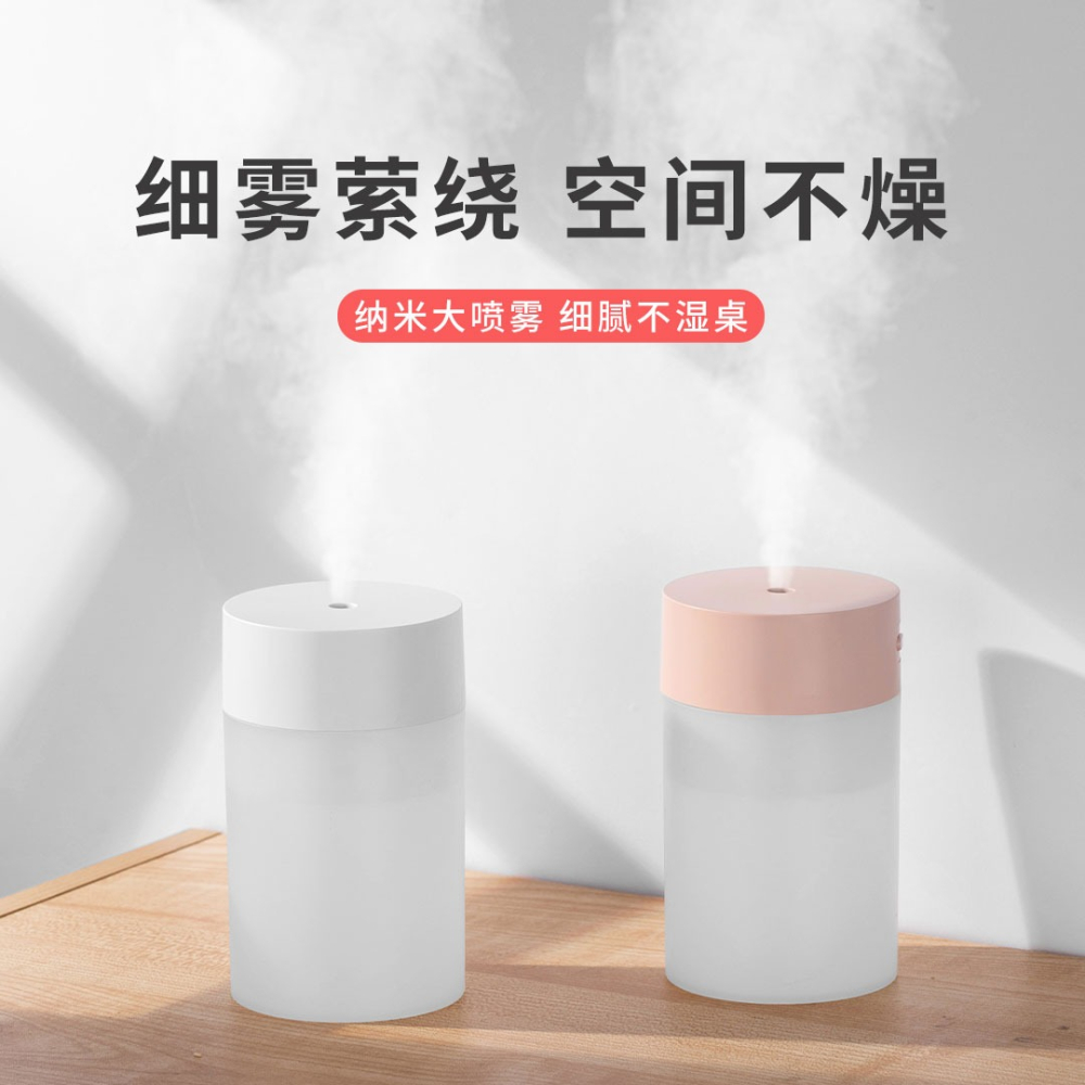 加濕器家用靜音小型臥室宿舍學生迷你辦公室桌面便攜usb無線可充電車載空氣香薰機汽車用噴霧車內可愛ins風-細節圖2
