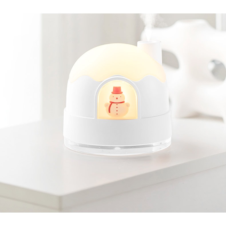 迷你usb加濕器小型女生禮物空氣保濕學生宿舍辦公室桌面孕婦嬰兒臥室家用噴霧充電款無線高顏值夜燈簡易可愛-細節圖9