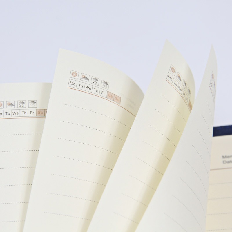 B5 A5皮面活頁本筆記本子可換替芯軟皮插口帶插筆記事本定製LOGO-細節圖2