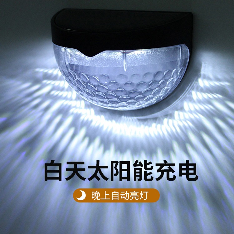 太陽能光影燈庭院子墻壁燈防水花園佈置照明圍墻戶外陽臺室外路燈-細節圖3
