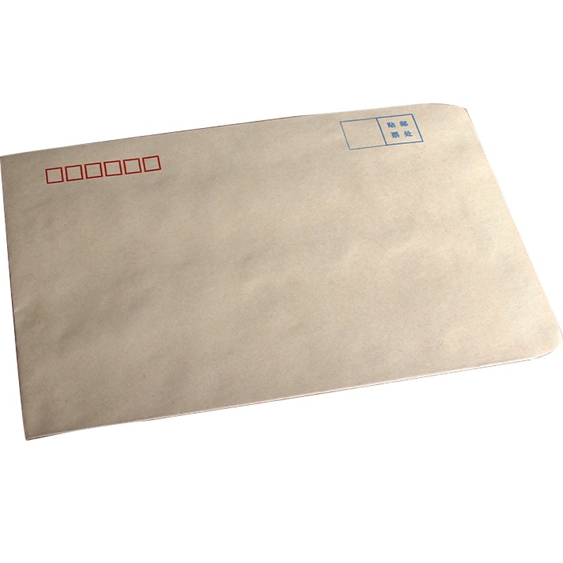 100個a4信封信紙牛皮紙大信封袋發票工資袋5/6/7號郵局標準白色-細節圖5