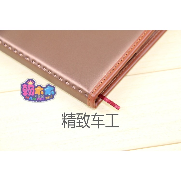 包郵商務記事本A5復古創意筆記本帶扣皮面日記本子辦公文具定製-細節圖4