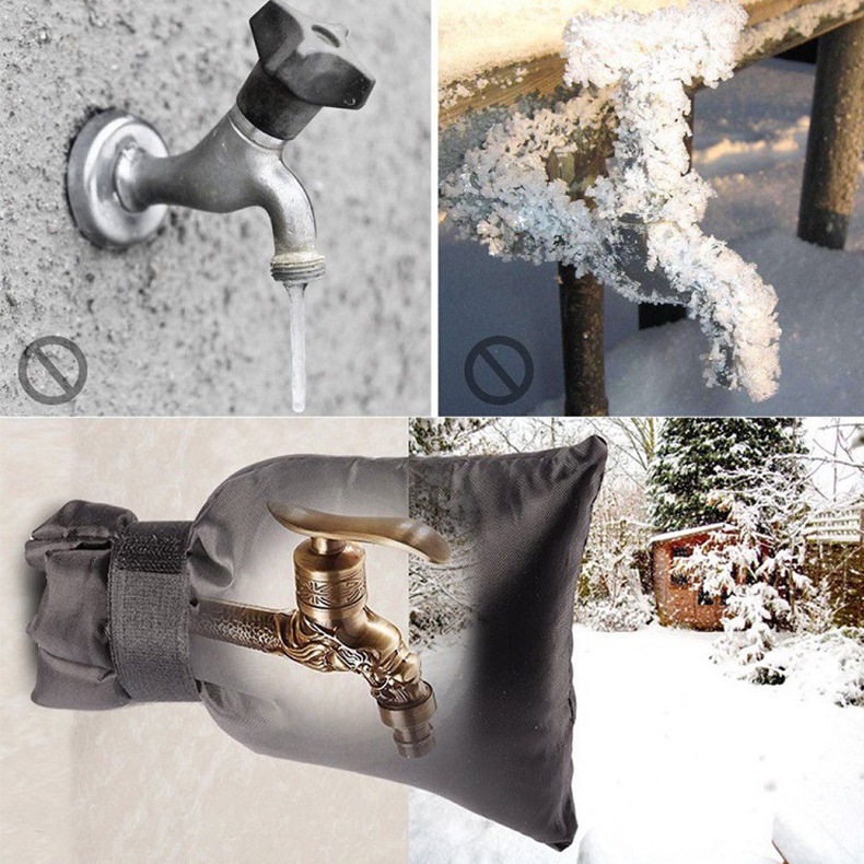 冬季戶外水龍頭防凍神器自來水管保護套室外水管保溫罩自粘保暖套-細節圖7