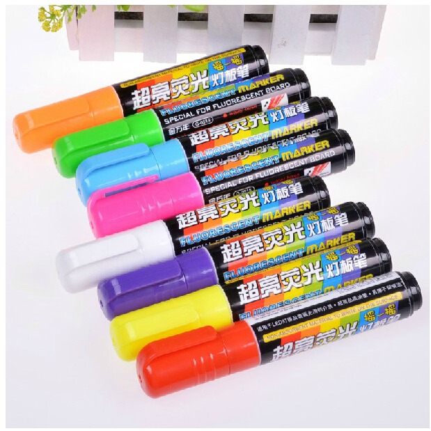 包郵 金萬年燈板筆 G-0515 LED電子熒光板專用熒光筆 加粗 大容量-細節圖3
