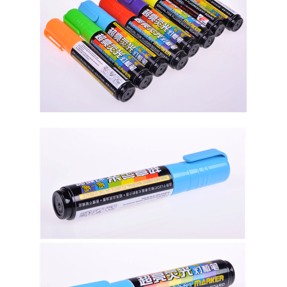 包郵 金萬年燈板筆 G-0515 LED電子熒光板專用熒光筆 加粗 大容量-細節圖7