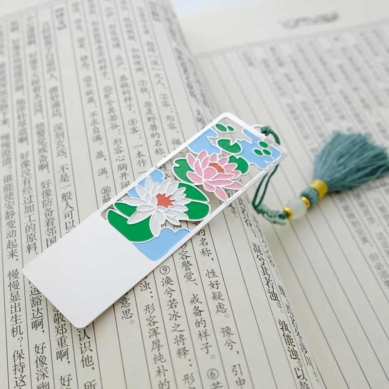 【繁花似錦】金屬書簽古典中國風流蘇小清新中國風禮品-細節圖3