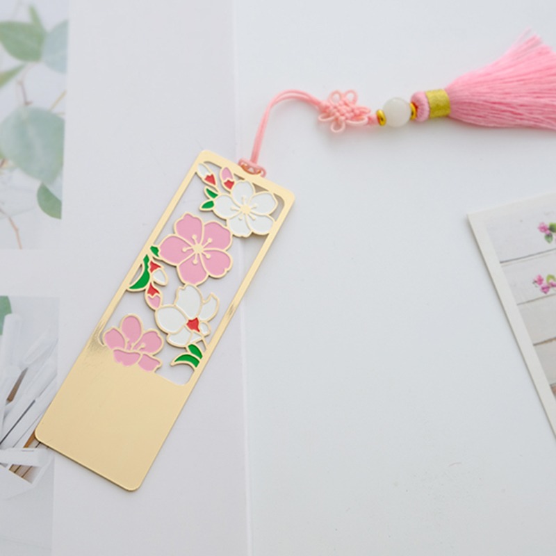 【繁花似錦】金屬書簽古典中國風流蘇小清新中國風禮品-細節圖4